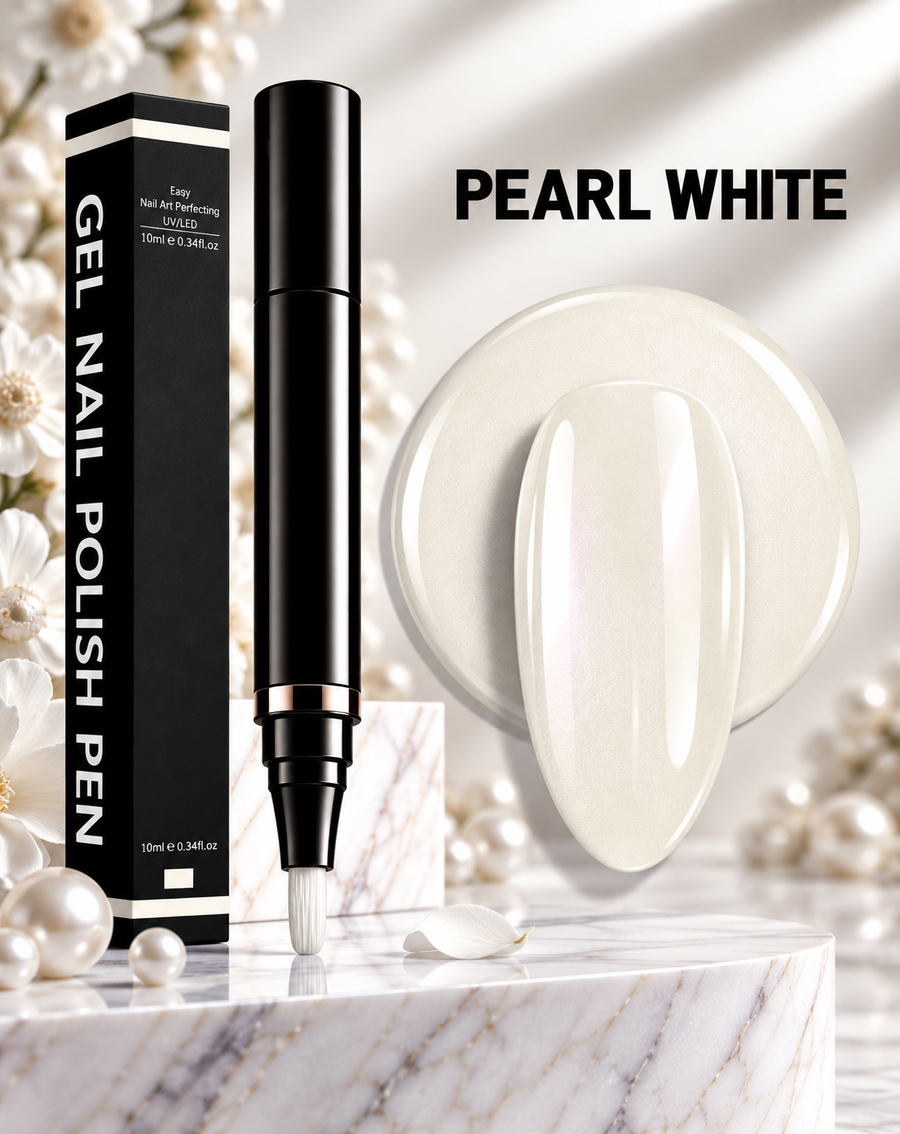 Gel Nail Polish Pen – 098 – Pearl White - Secret Teddy
