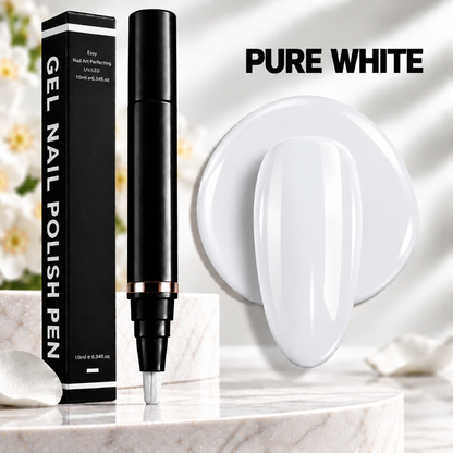Gel Nail Polish Pen – Pure White – 085 - Secret Teddy