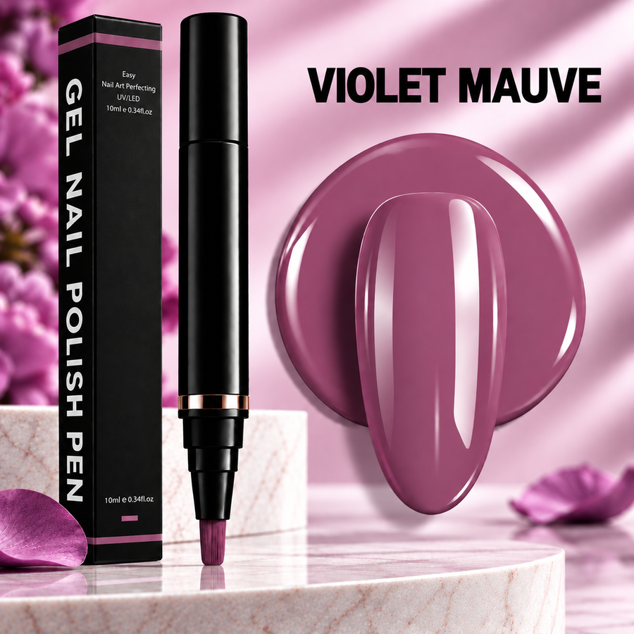 Gel Nail Polish Pen – Violet Mauve – 015 - Secret Teddy