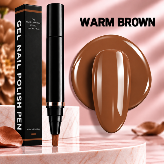 Gel Nail Polish Pen – Warm Brown – 025